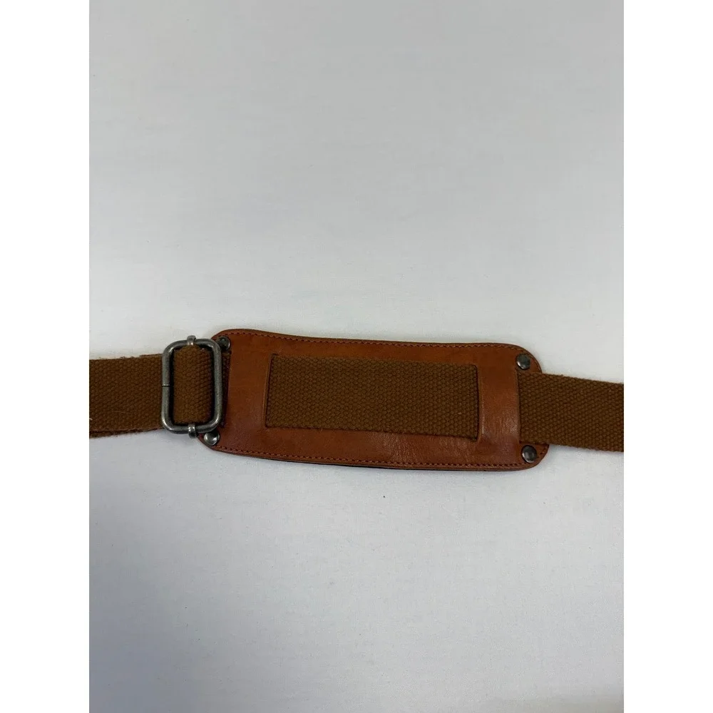Vintage Will Leather Goods Think Leather Messenger Bag Brown Soft Flannel‎ Lined